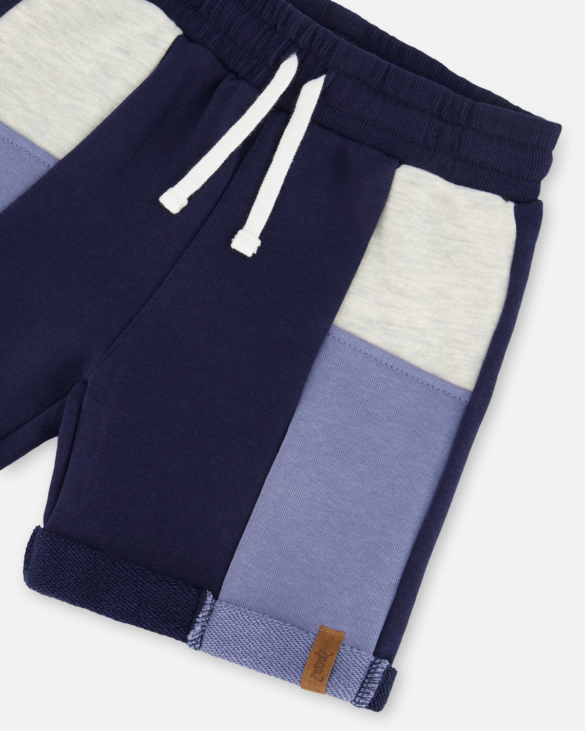 French Terry Color Block Short