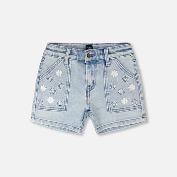 Light Blue Denim Shorts