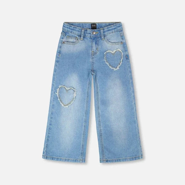 Wide Leg Jeans | Light Blue Denim