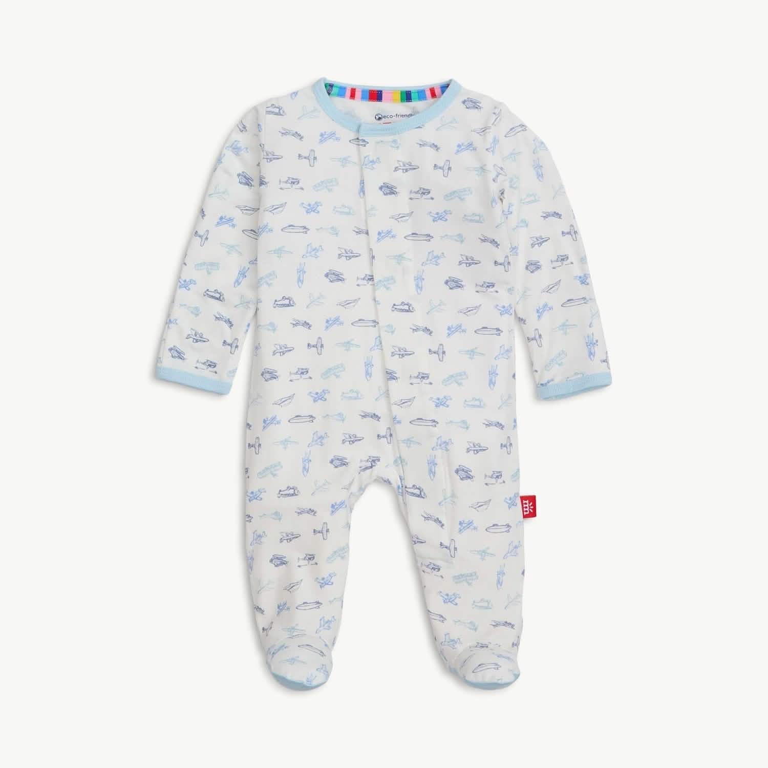 Magnetic Me Modal Footie - Airplanes