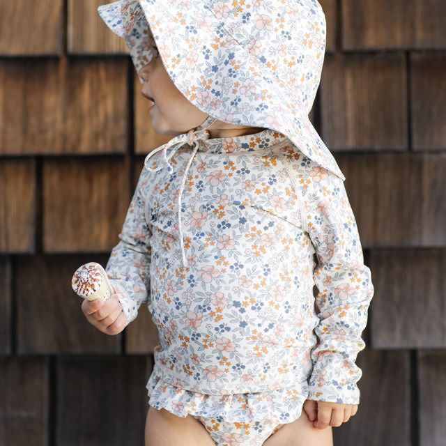 Rashguard Girls Set | Flower Fields