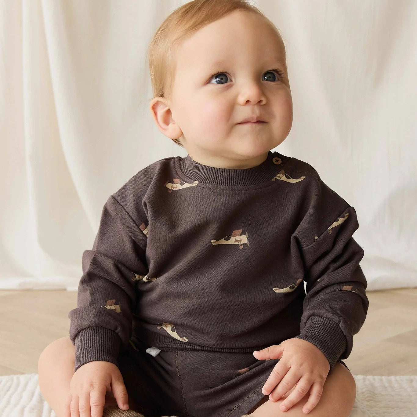 Organic Cotton Peyton Sweatshirt - Pilot Planes