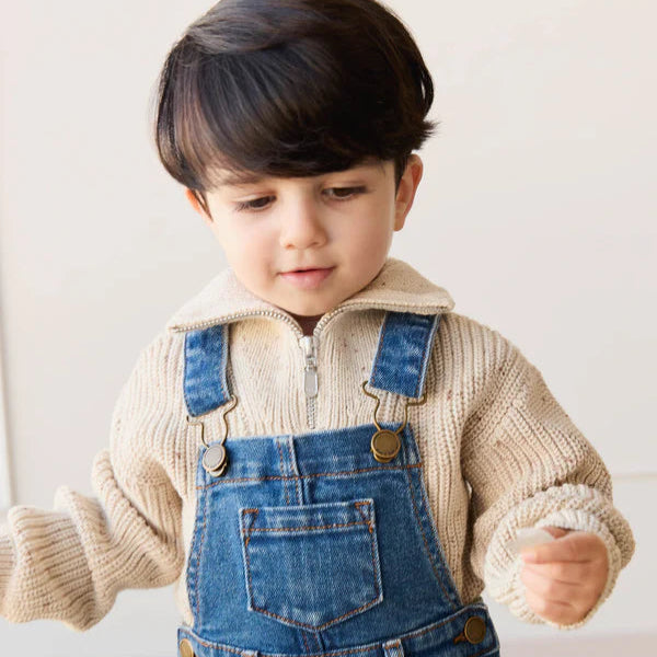 Jordie Overall - Mid Wash Denim