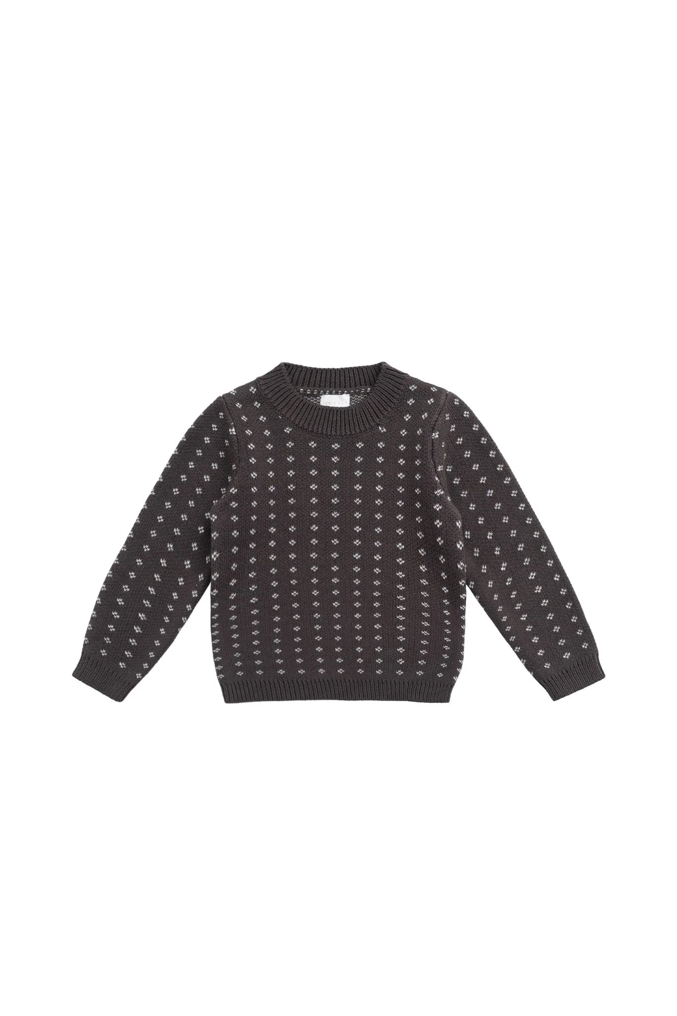 Dorian Sweater - Knitted Diamonds Coffee