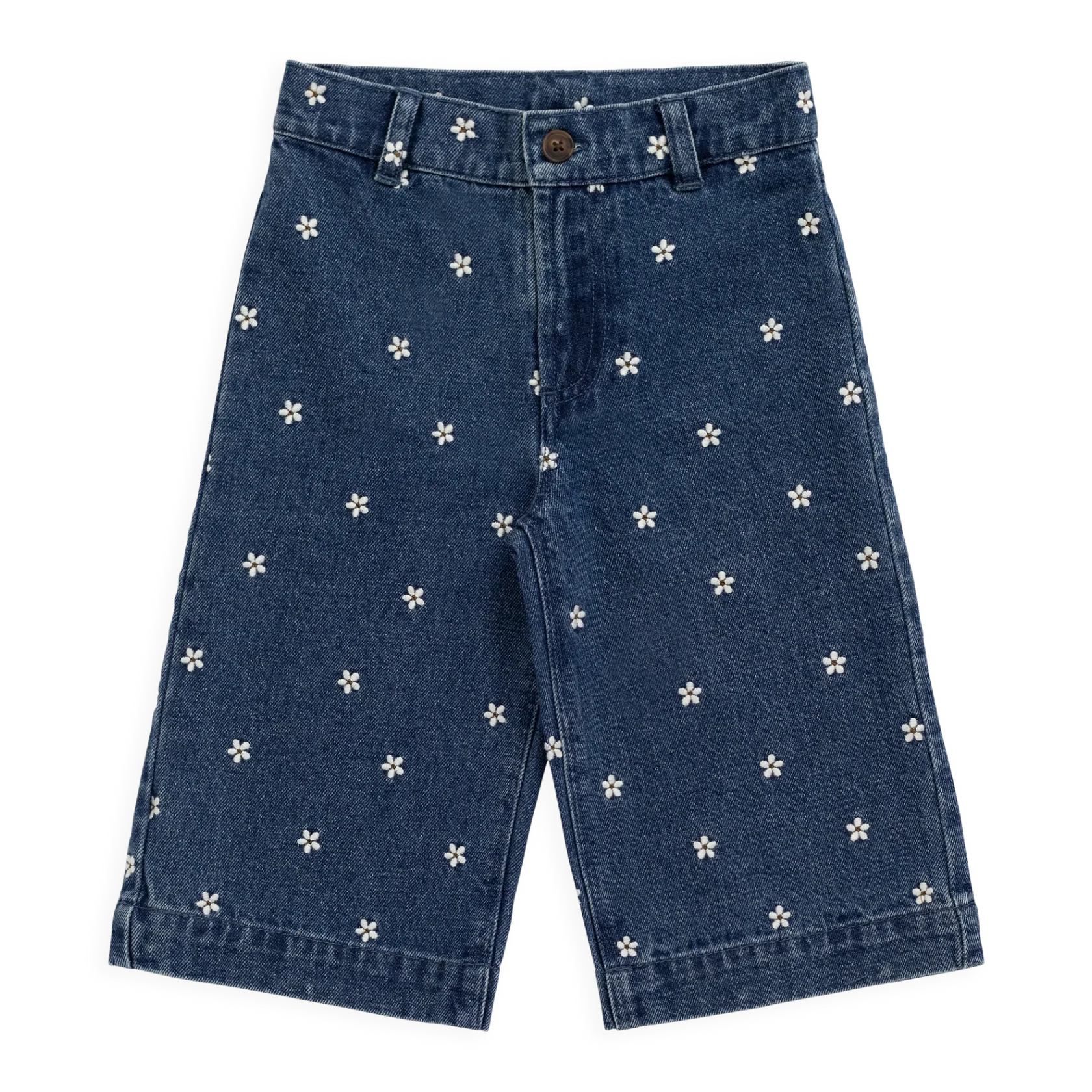 Amandine Pants | Josie Floral Denim