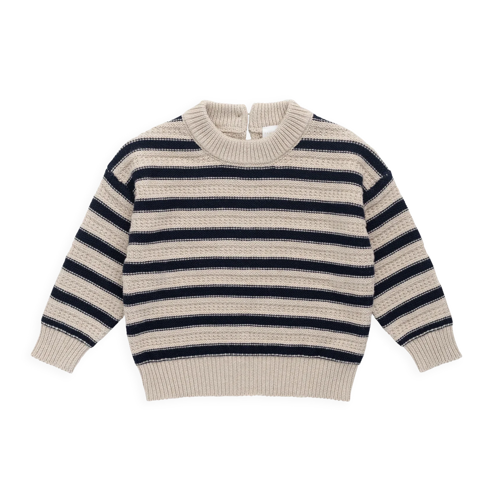 Byron Jumper | Stripe Oat + Eclipse