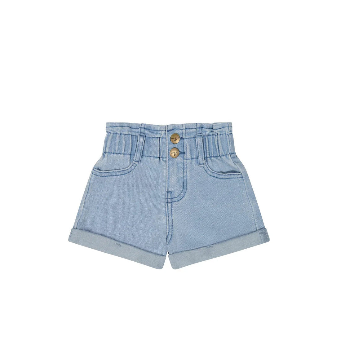 Grace Short - Washed Denim