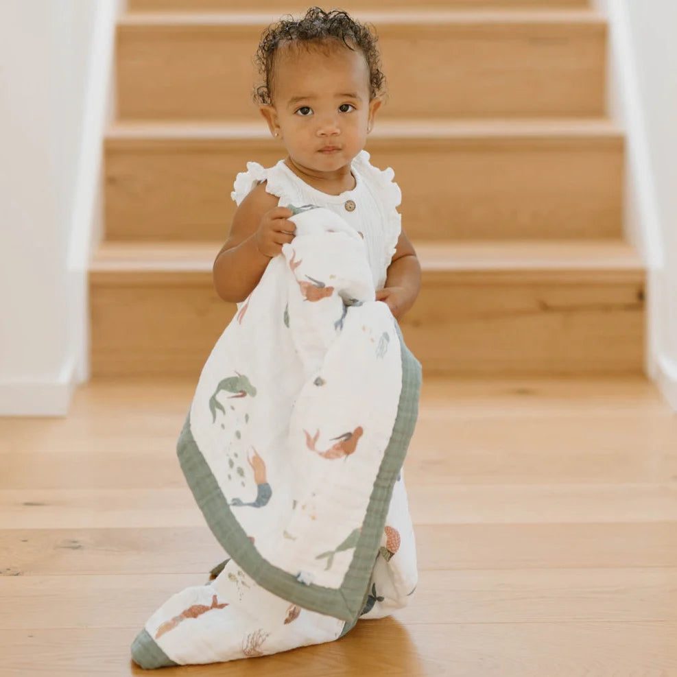 Cotton Muslin Baby Quilt