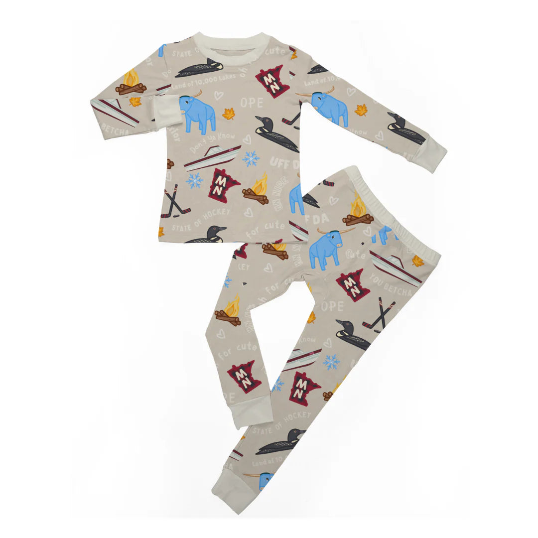 Land of 10,000 Lakes Two Piece PJ