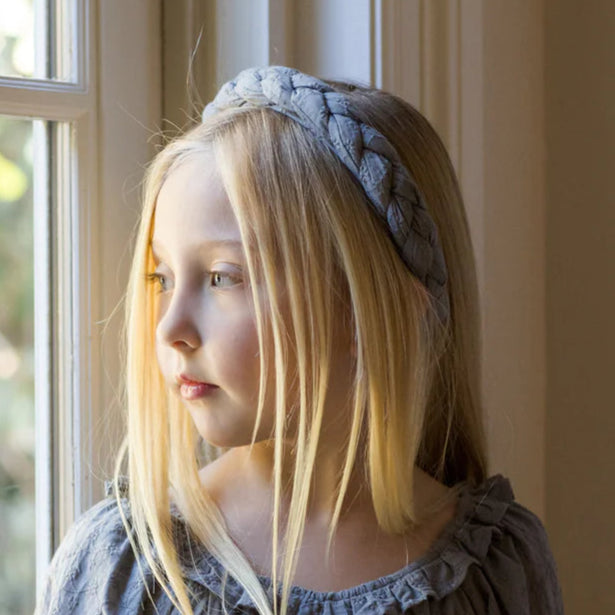 Braided Headband | French Blue