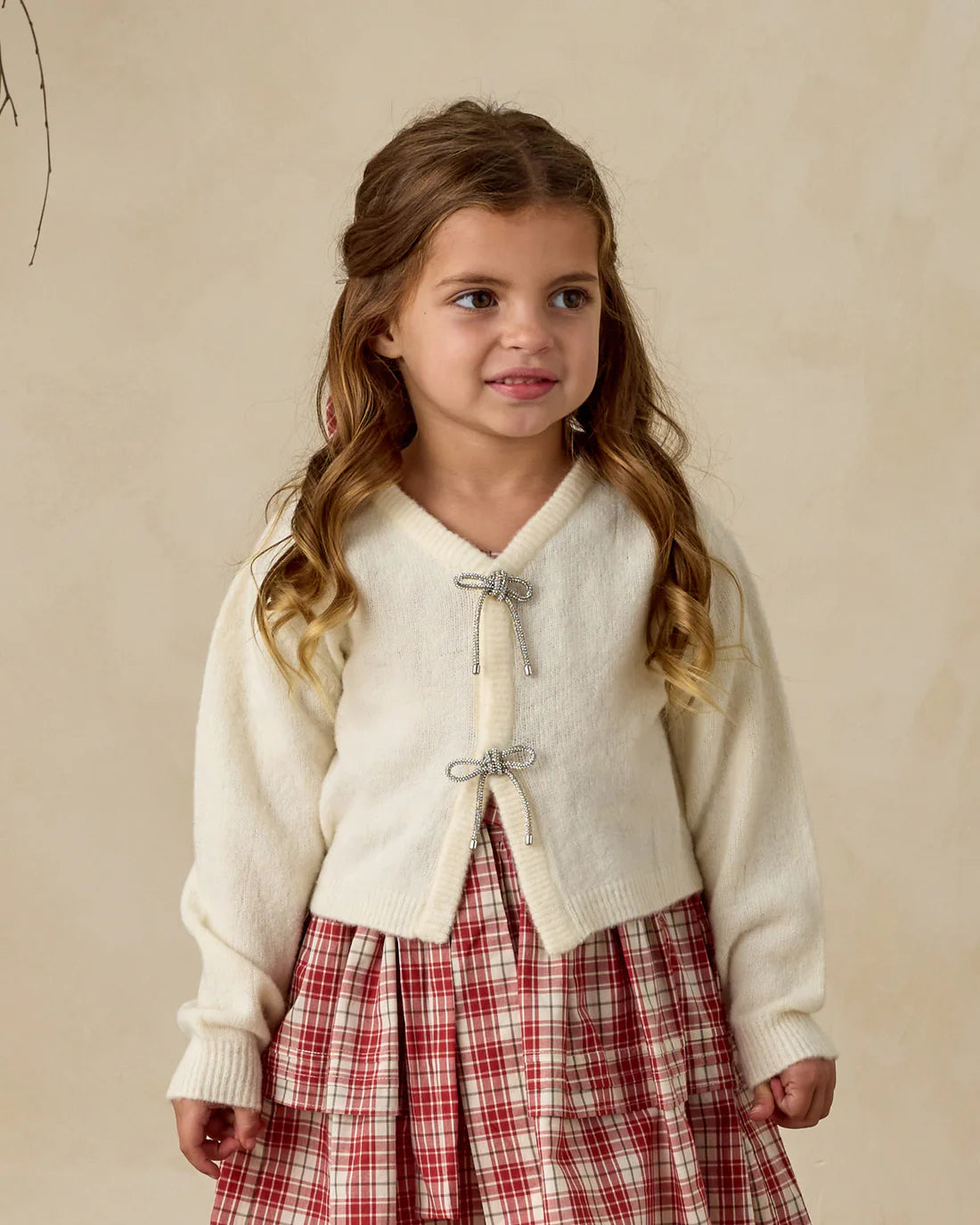 Bow Cardigan | Ivory