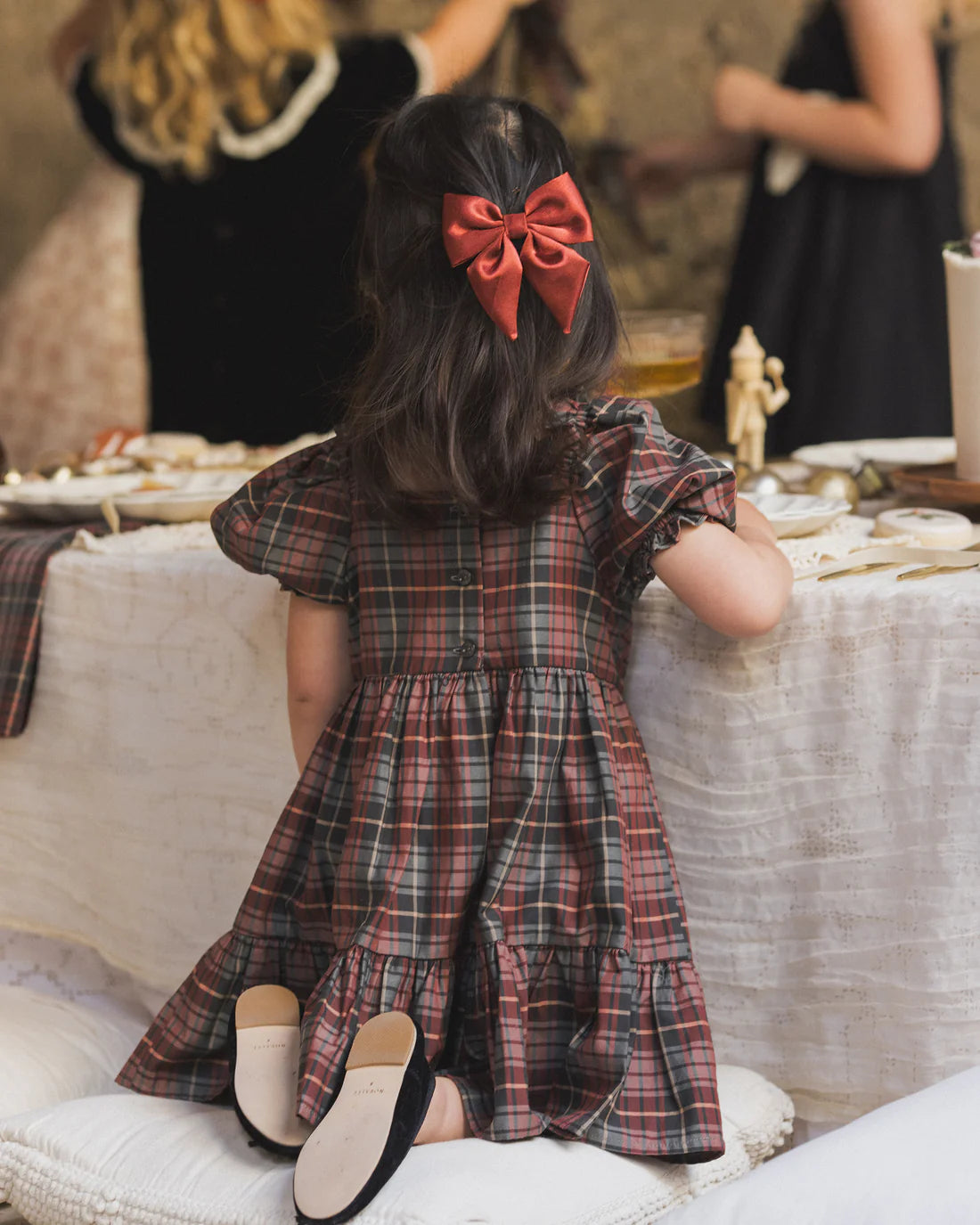 Louella Dress | Winter Tartan