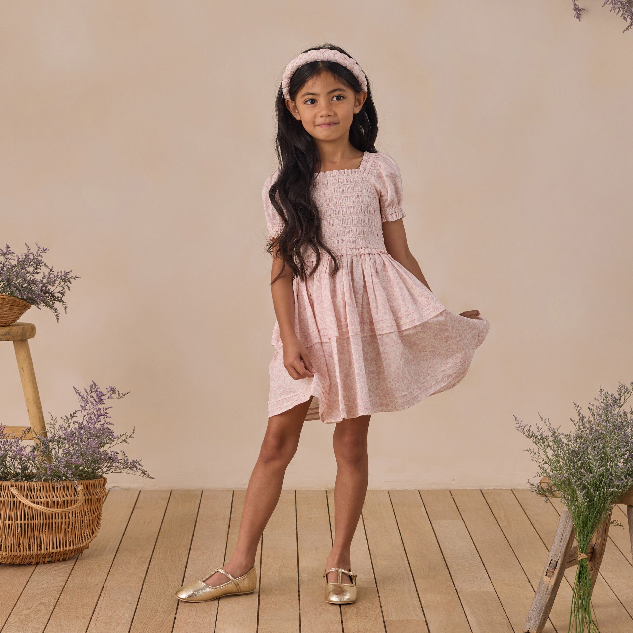 Cosette Dress | Lavender Floral