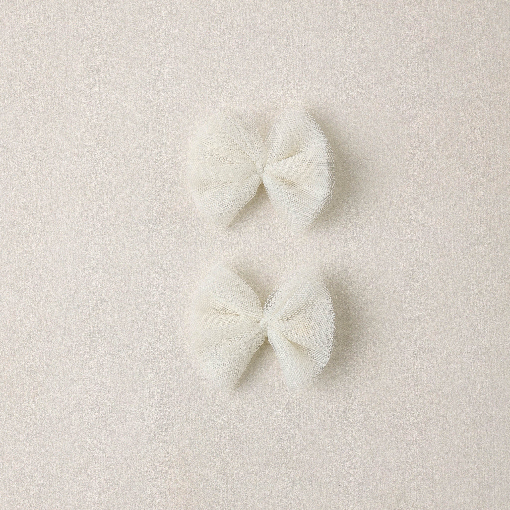 Flutter Tulle Clips | Ivory