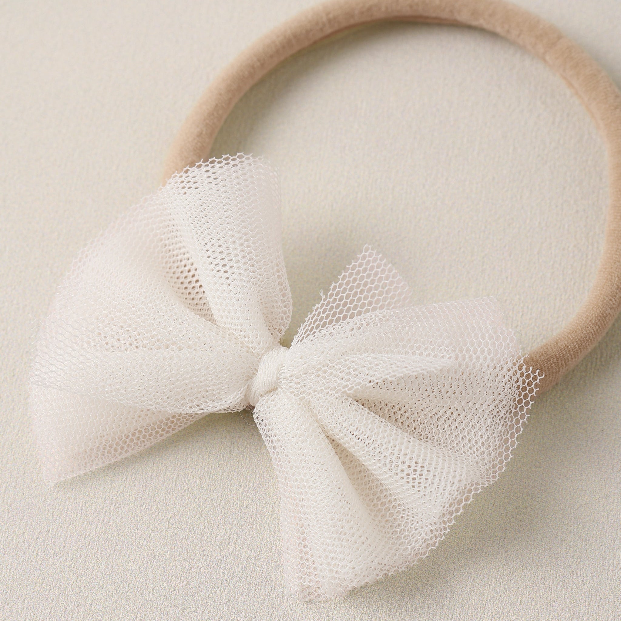 Flutter Tulle Headband | Ivory