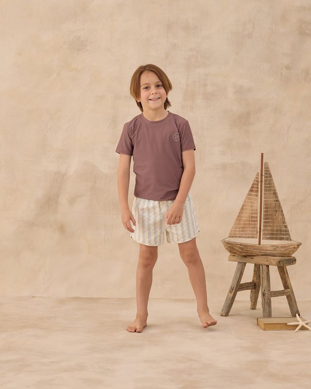 Swim Trunk | Wave Stripe