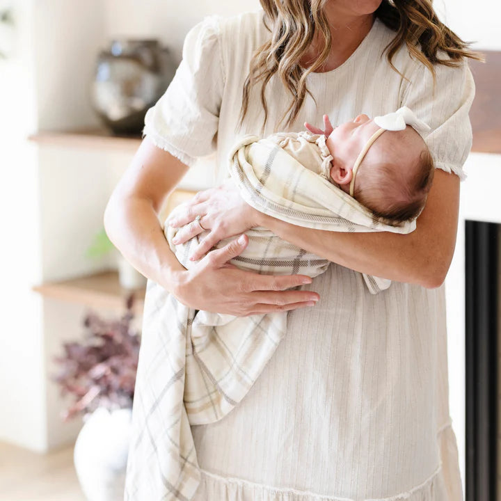 Minky Stretch Receiving Blanket