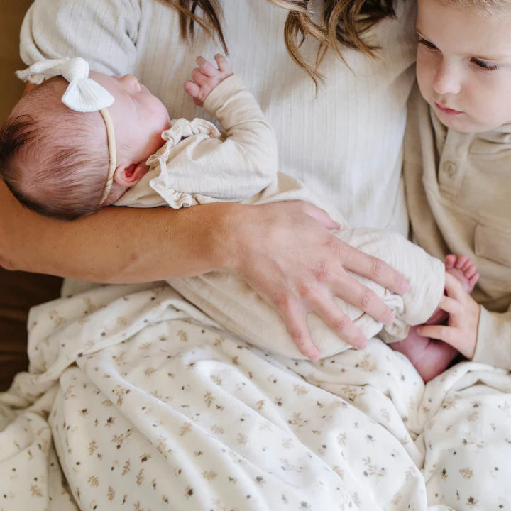 Minky Stretch Receiving Blanket