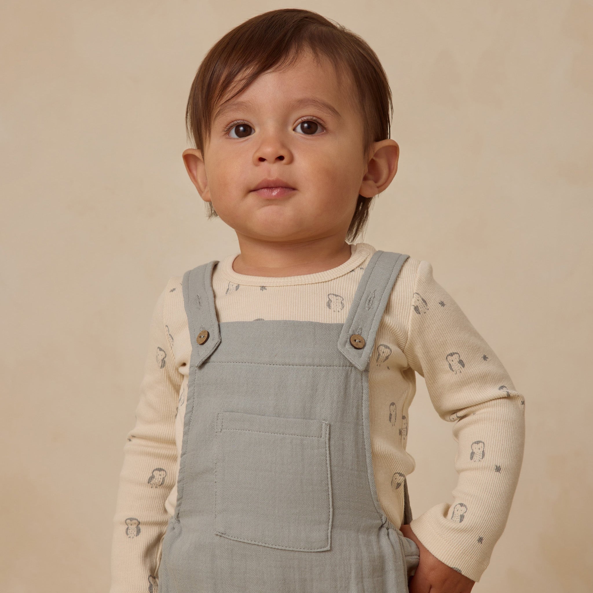 Baby Overall || Steel Blue