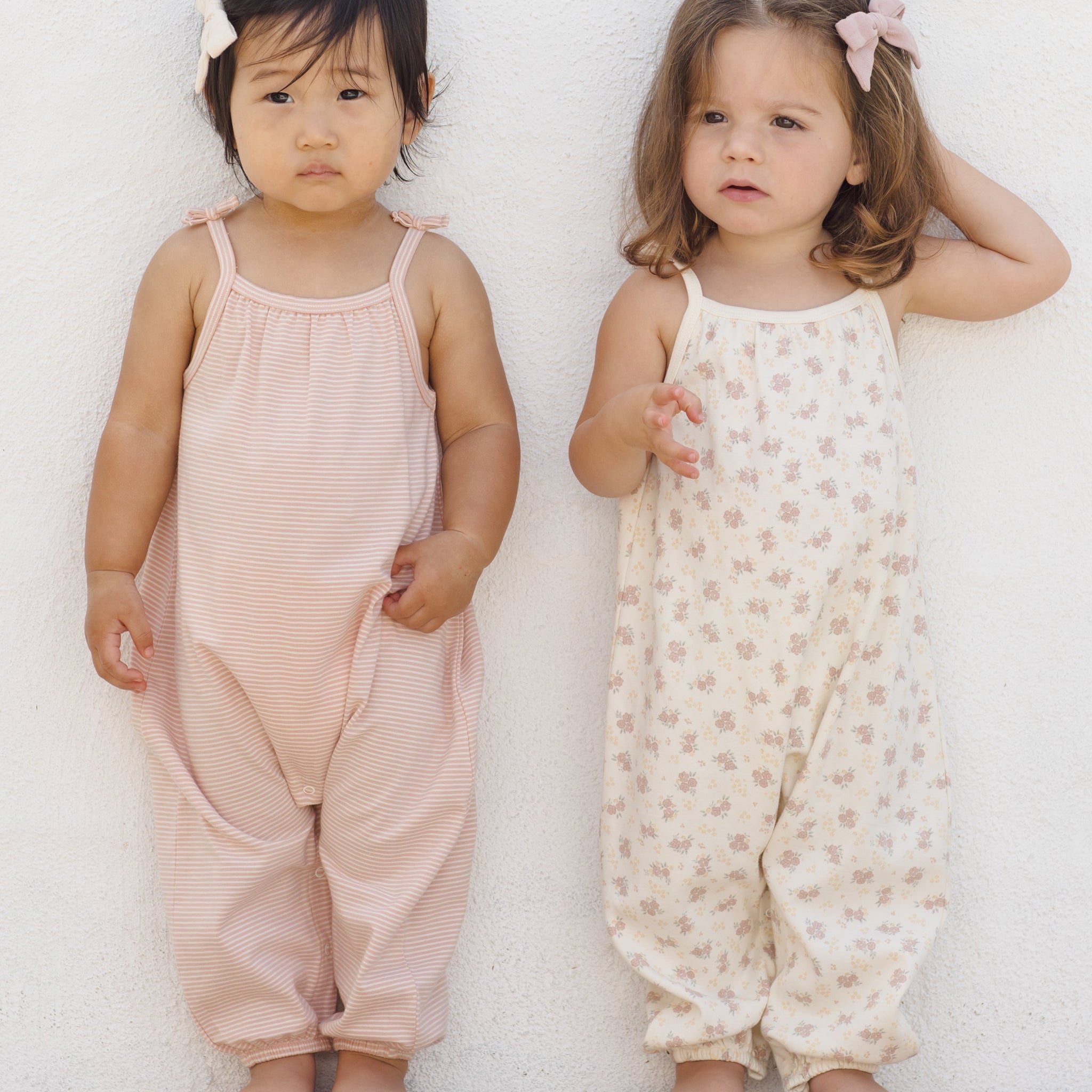 Smocked Jumpsuit | Flower Field