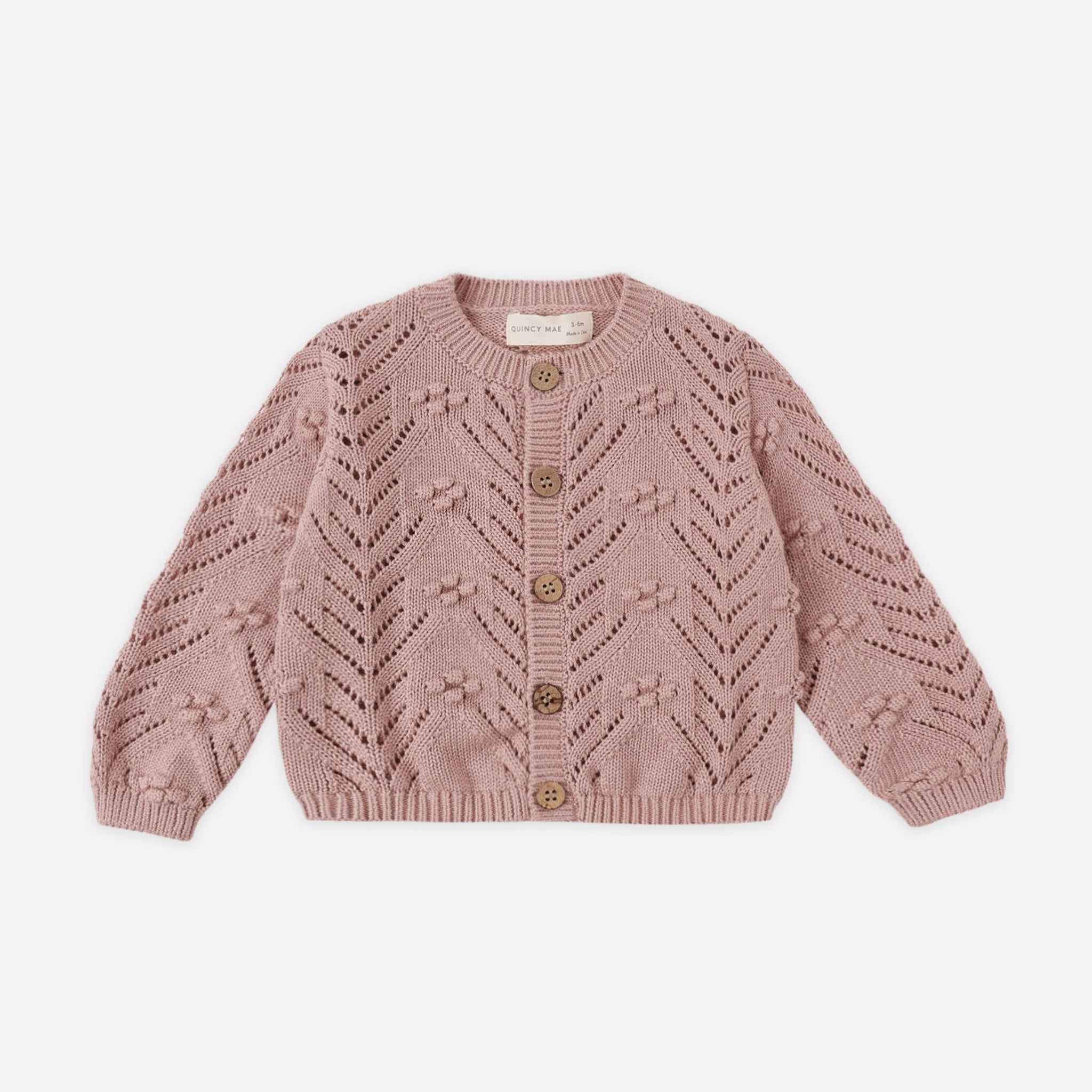 Knit Cardigan | Mauve