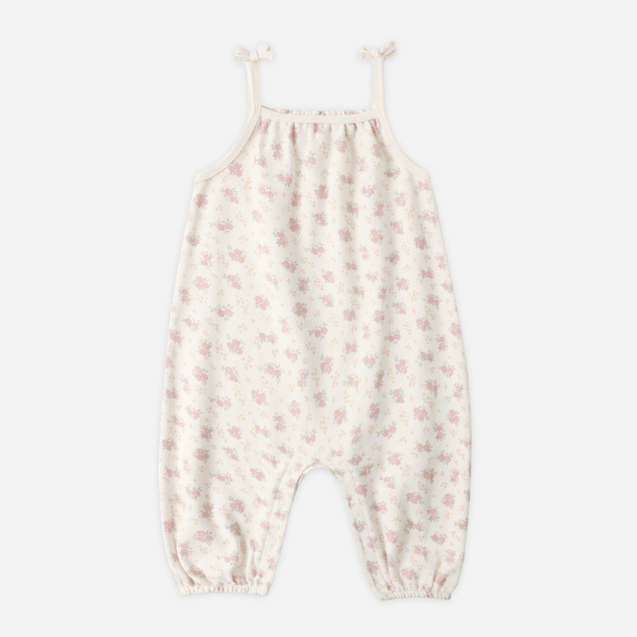 Smocked Jumpsuit | Flower Field