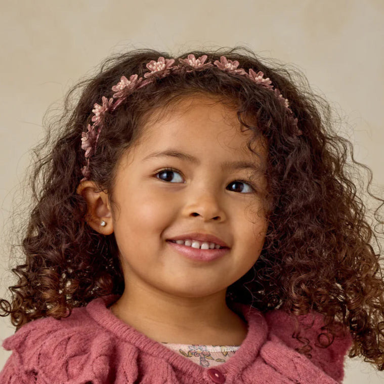 Floral Headband | Raspberry