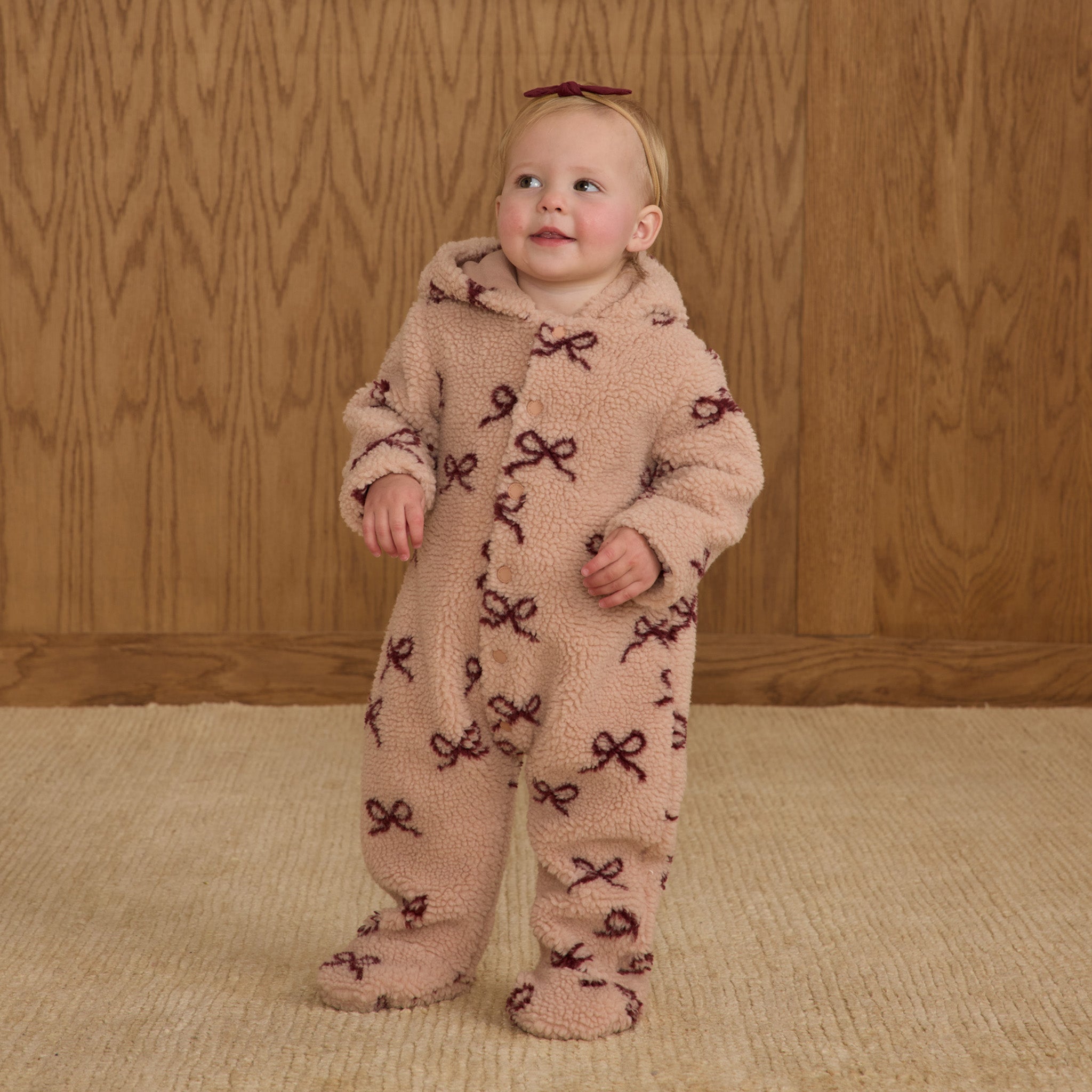 Fleece Jumpsuit || Bows