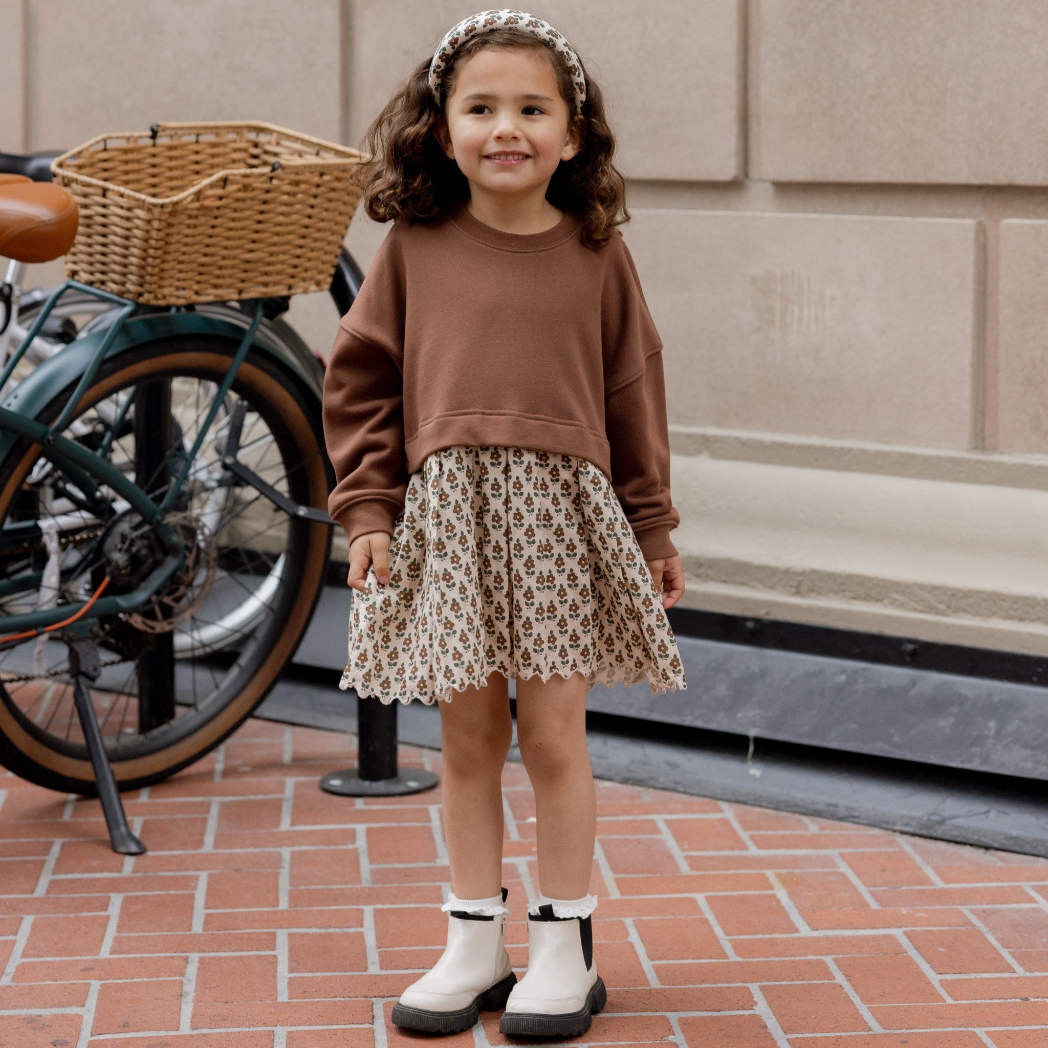 Sweatshirt Dress || Vintage Bloom