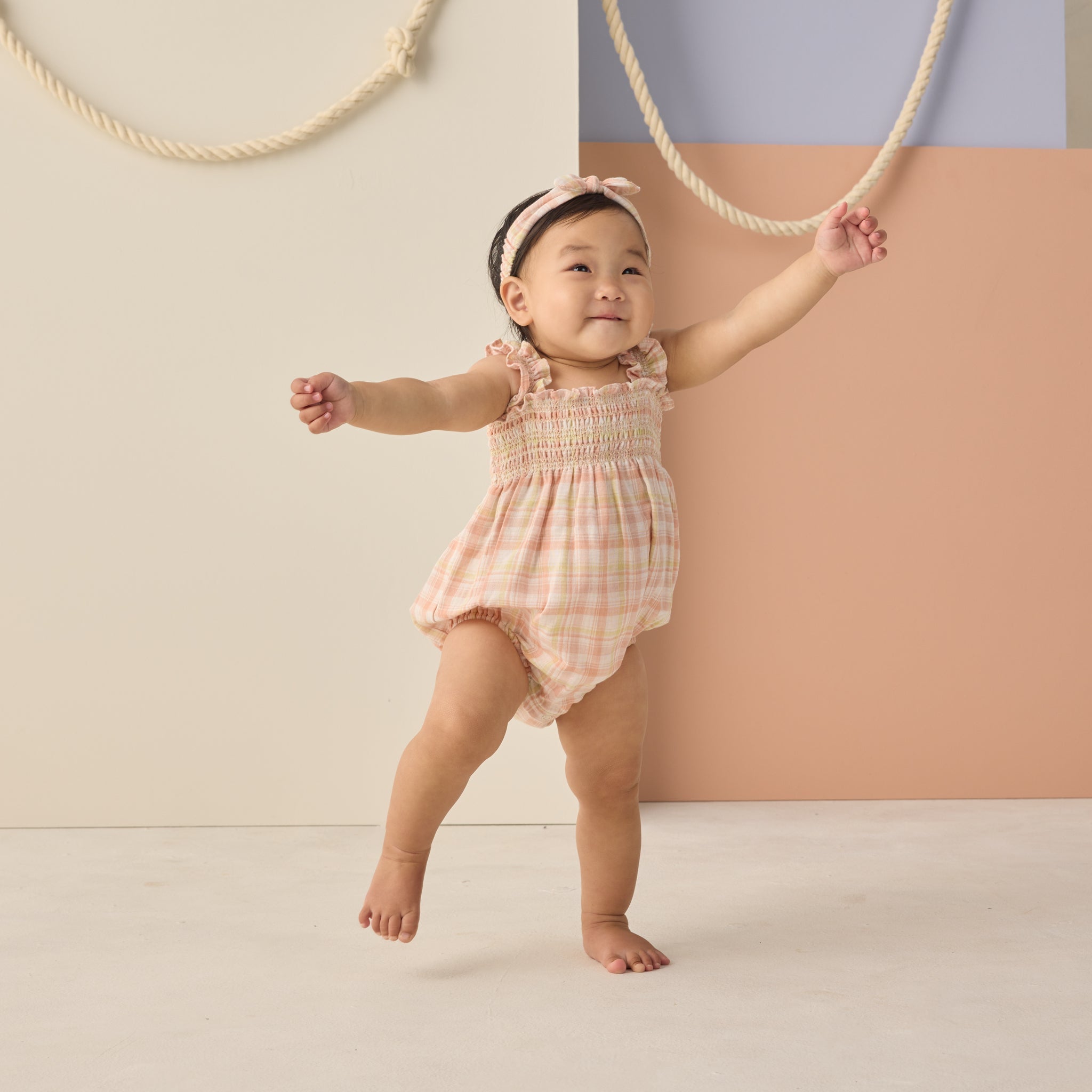 Julia Romper | Summer Plaid