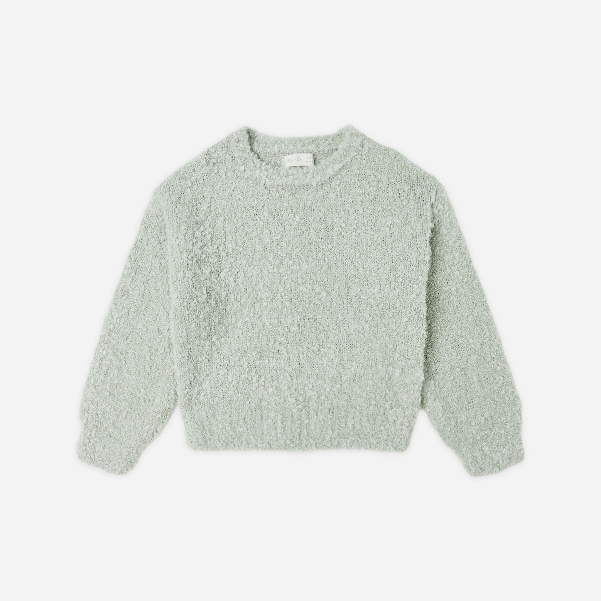 Aspen Sweater || Pistachio Boucle