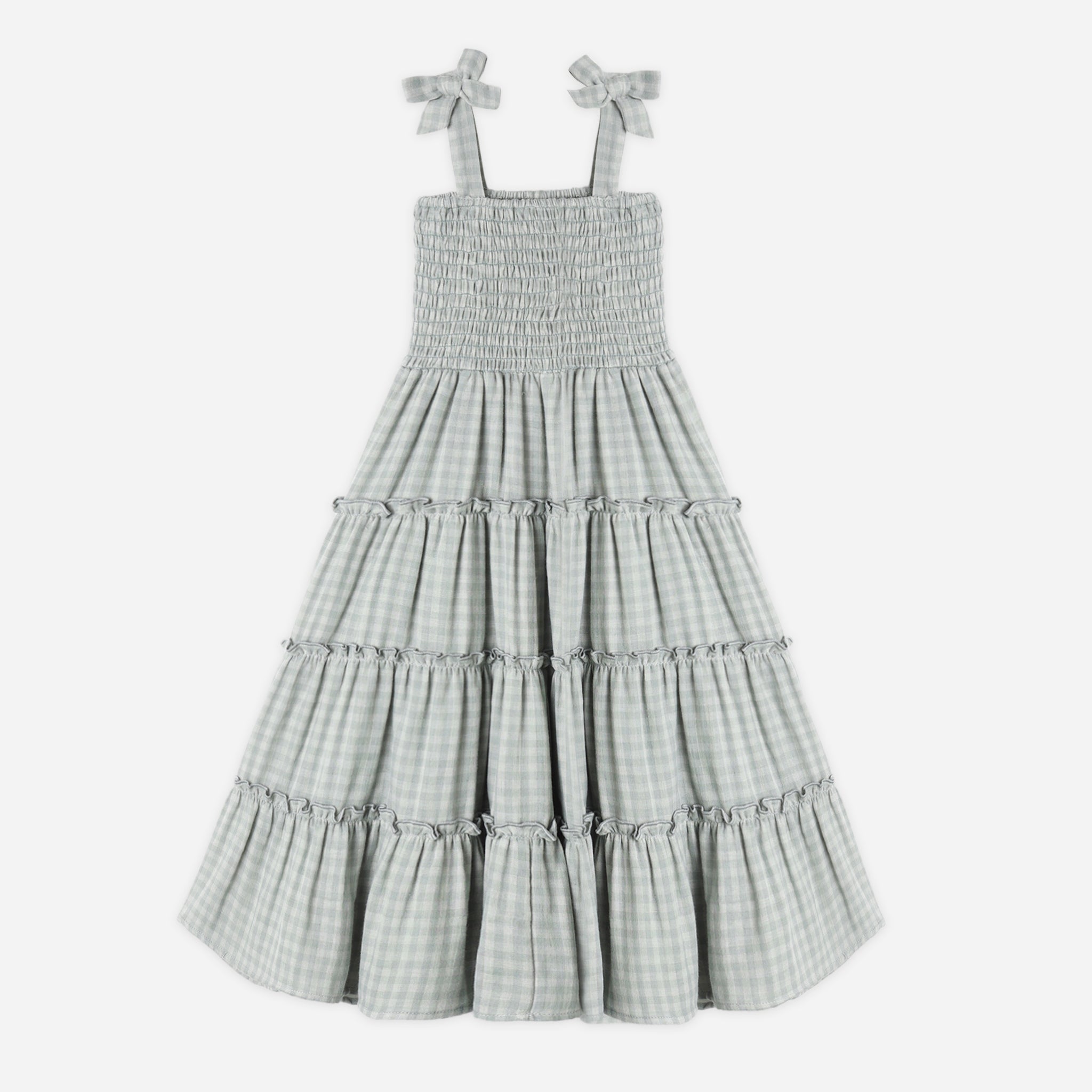 Taylor Dress | Green Gingham