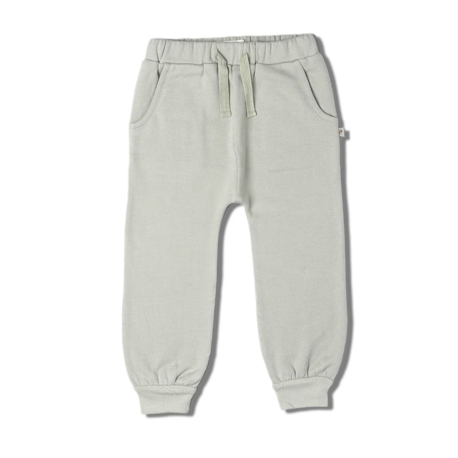 Organic Fleece Jogger Pants - Sage Green