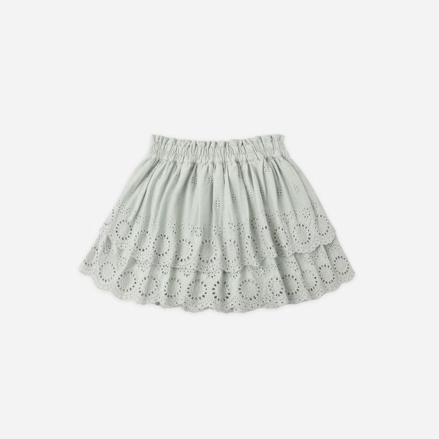 Rose Mini Skirt | Seafoam