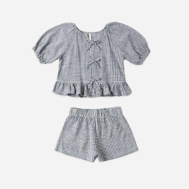 Juniper Set | Marine Gingham