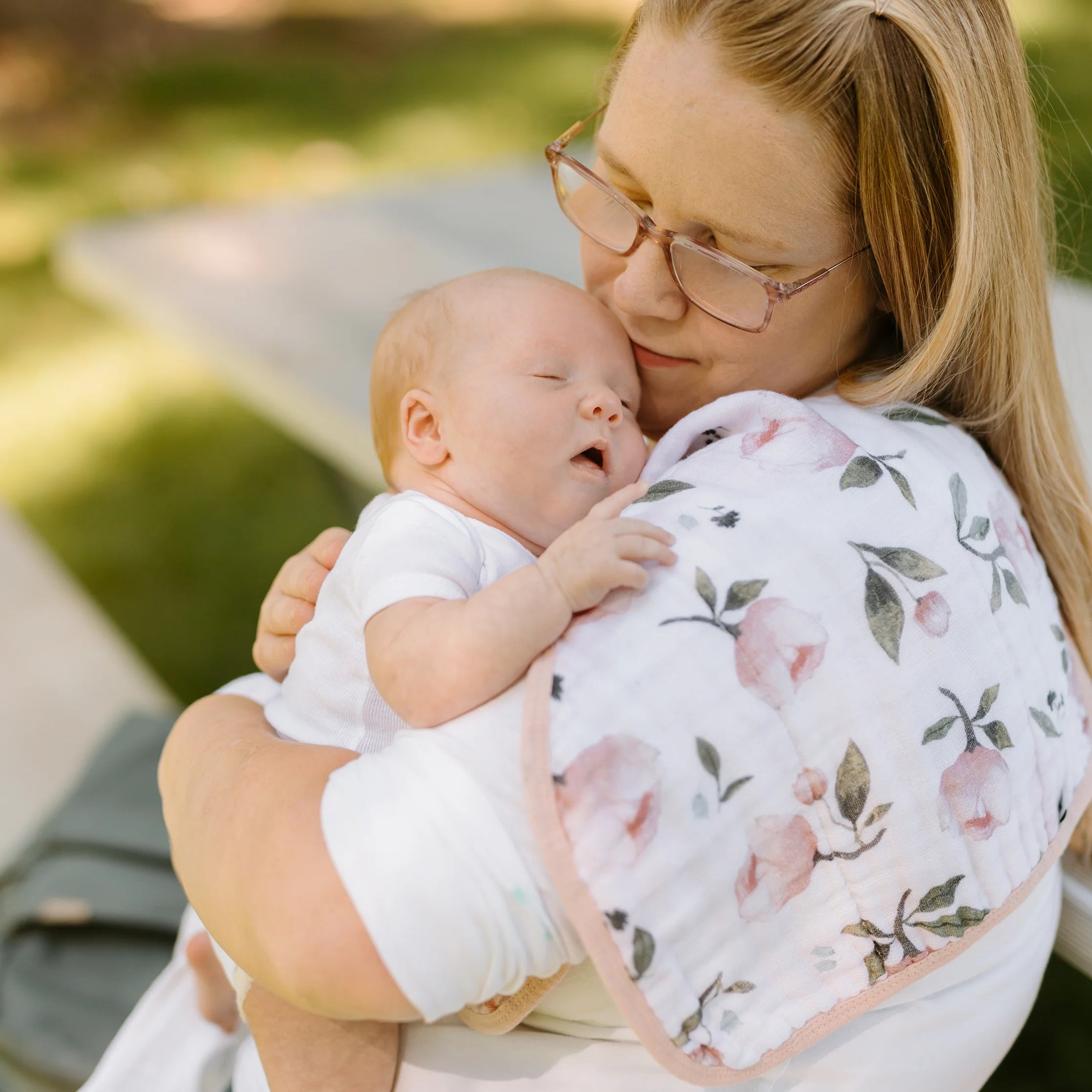 Organic Cotton Muslin Burp Cloth (2 Pack)