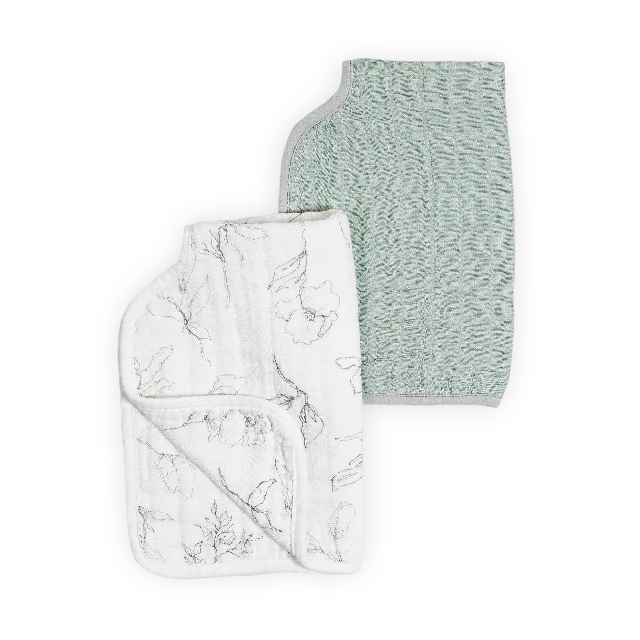Organic Cotton Muslin Burp Cloth (2 Pack)
