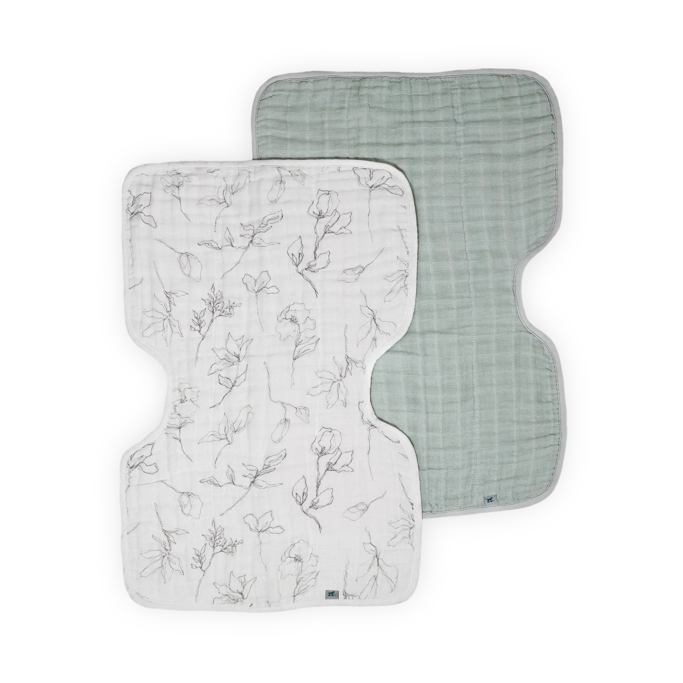 Organic Cotton Muslin Burp Cloth (2 Pack)