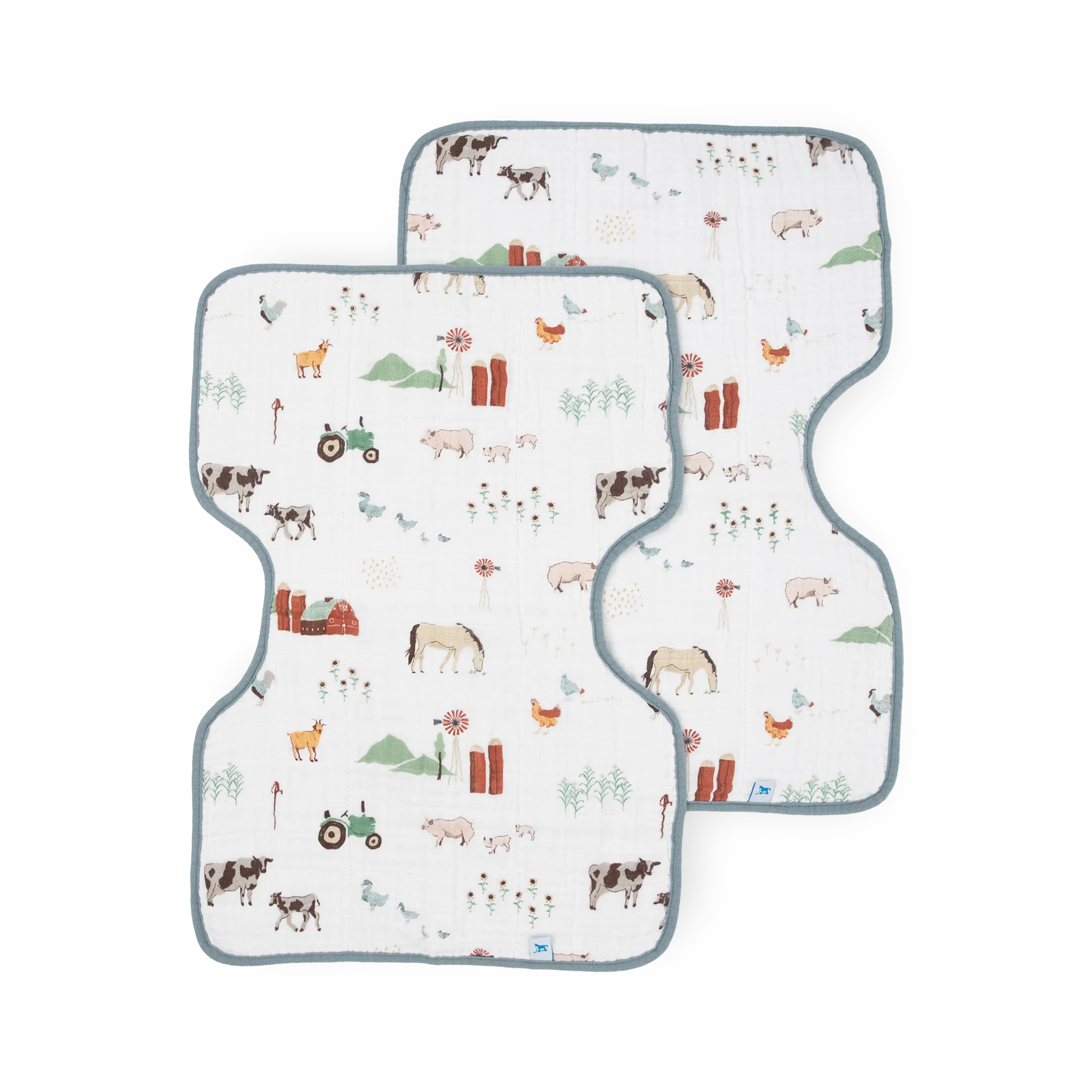 Cotton Muslin Burp Cloth (2 Pack)