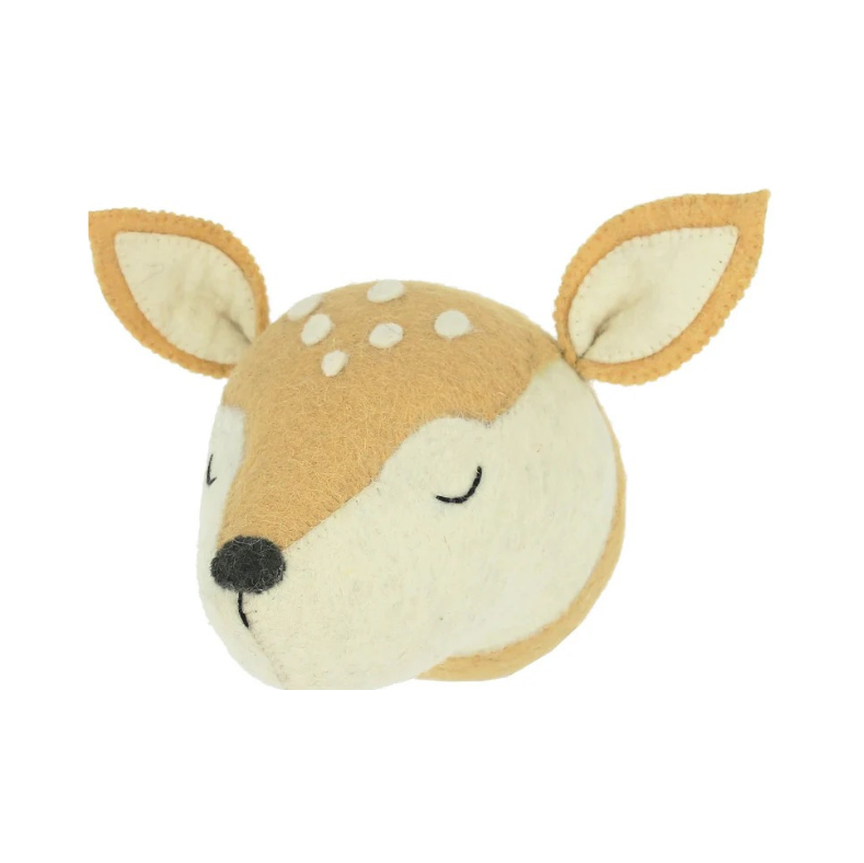 Fiona Walker Mini Sleepy Deer Head