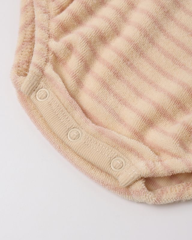 Nala Romper | Pink Stripe