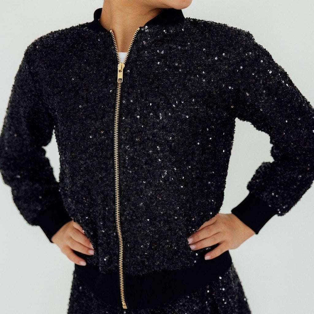 Black Sequin Jacket