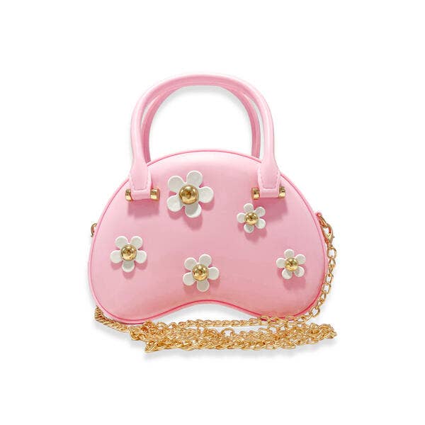 Floral Matt Jelly Dome Purse
