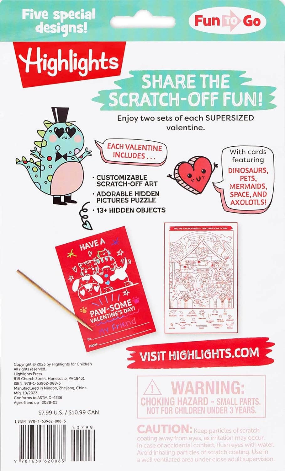 Scratch-and-Play Valentine's Hidden Pictures