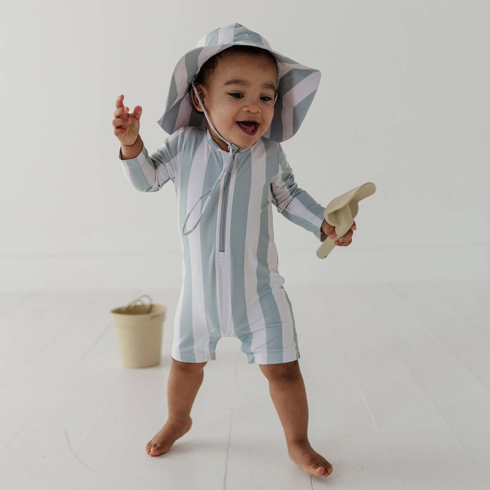 Babysprouts Baby One-Piece Rash Guard Swimsuit