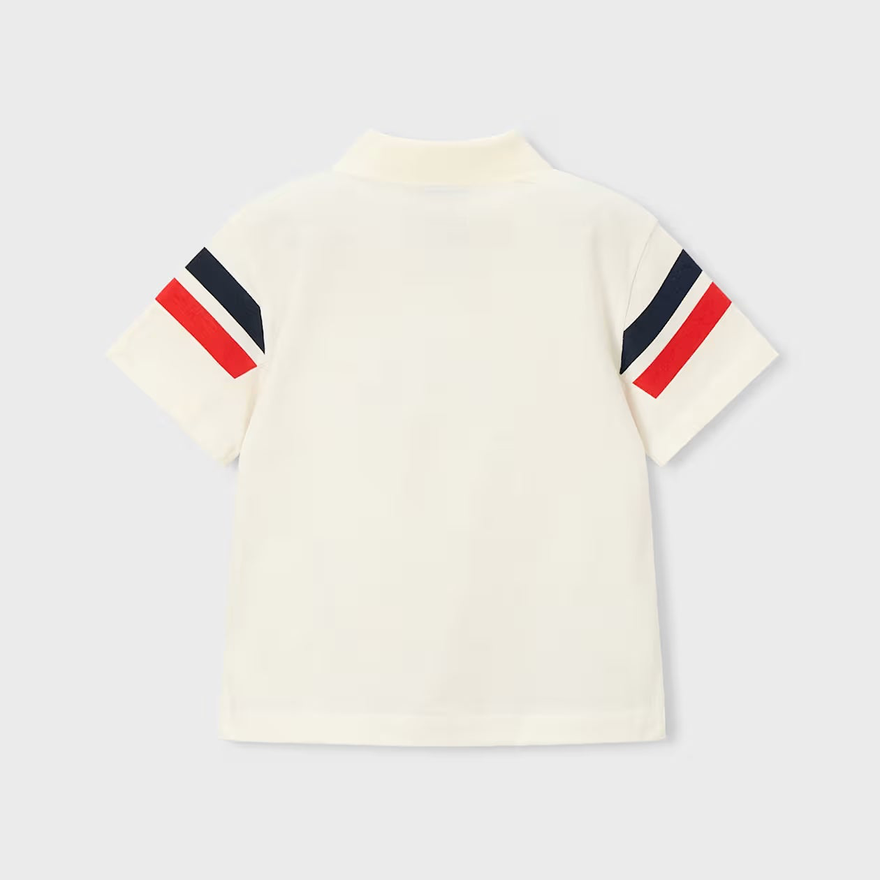 Striped Polo T-Shirt | Red