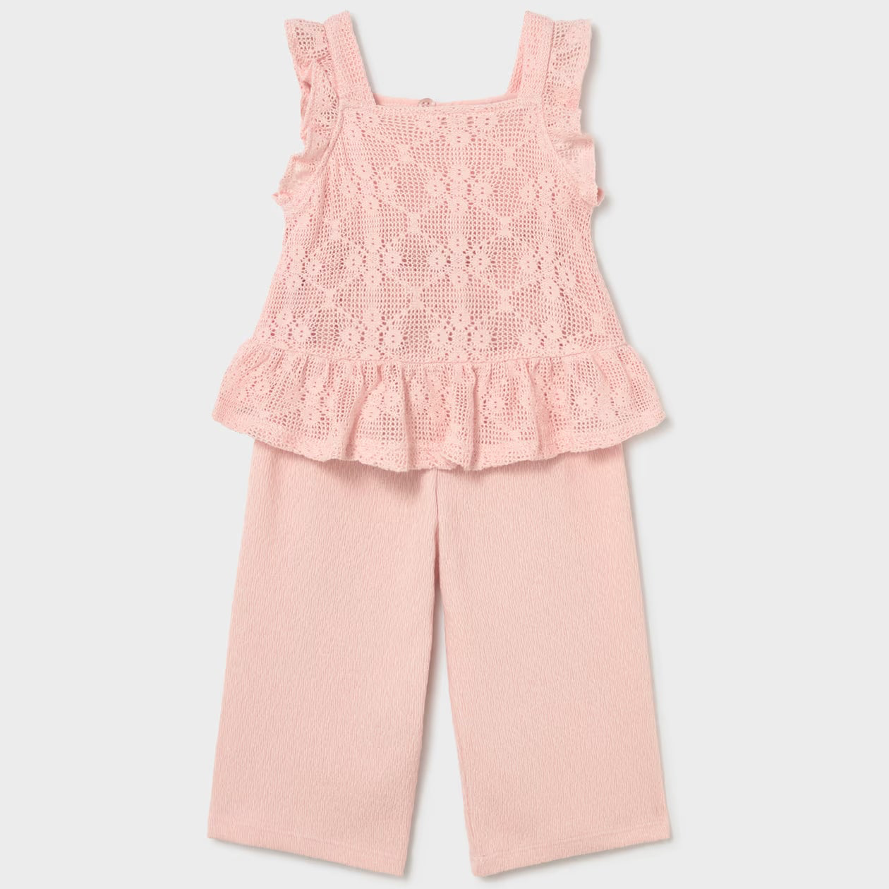 Crochet Top + Pants Set | Peony