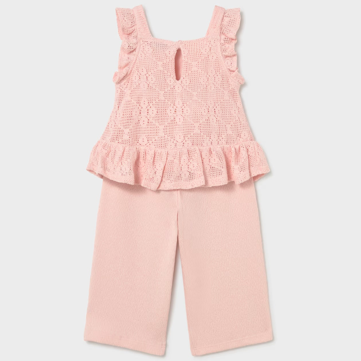 Crochet Top + Pants Set | Peony