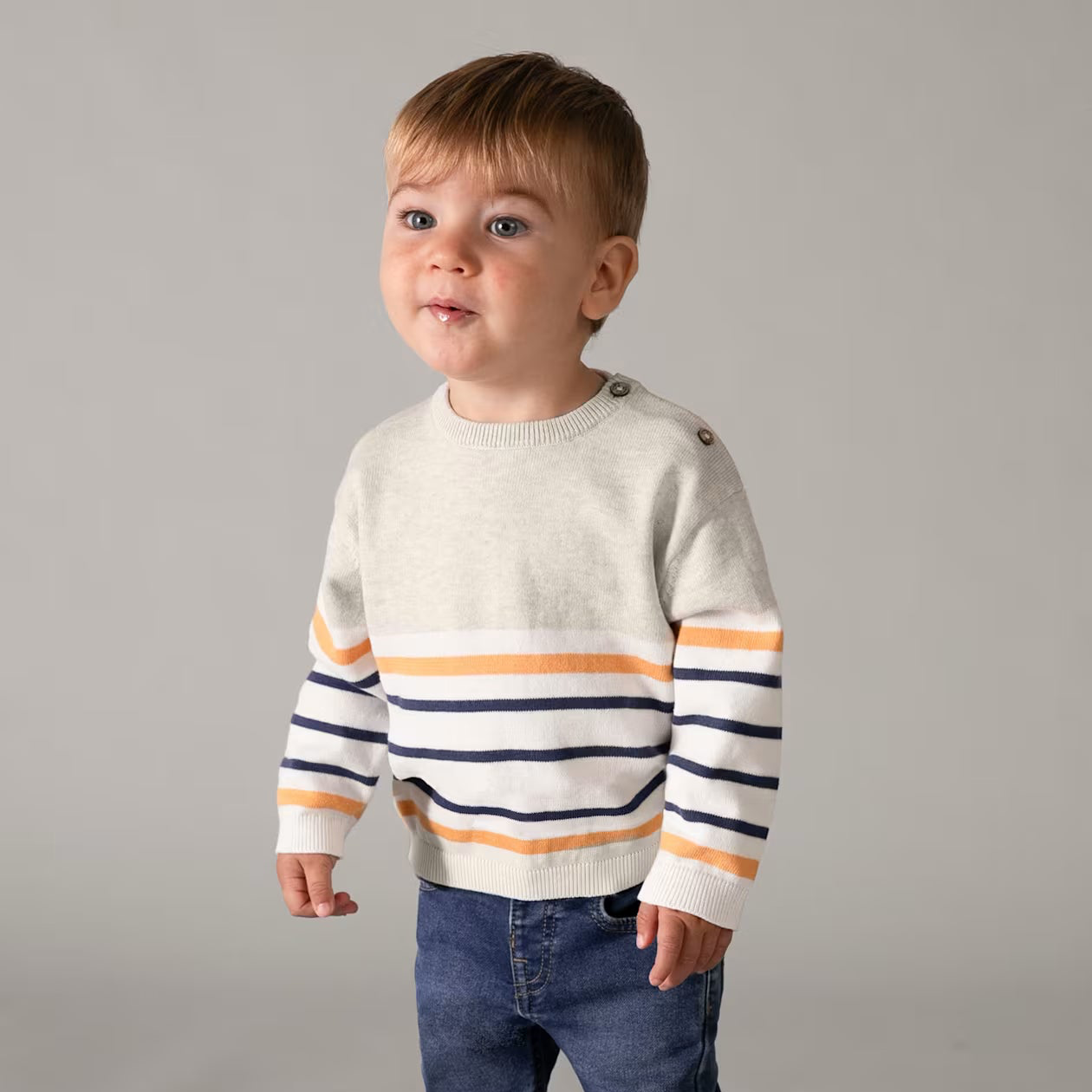 Striped Sweater | Oat