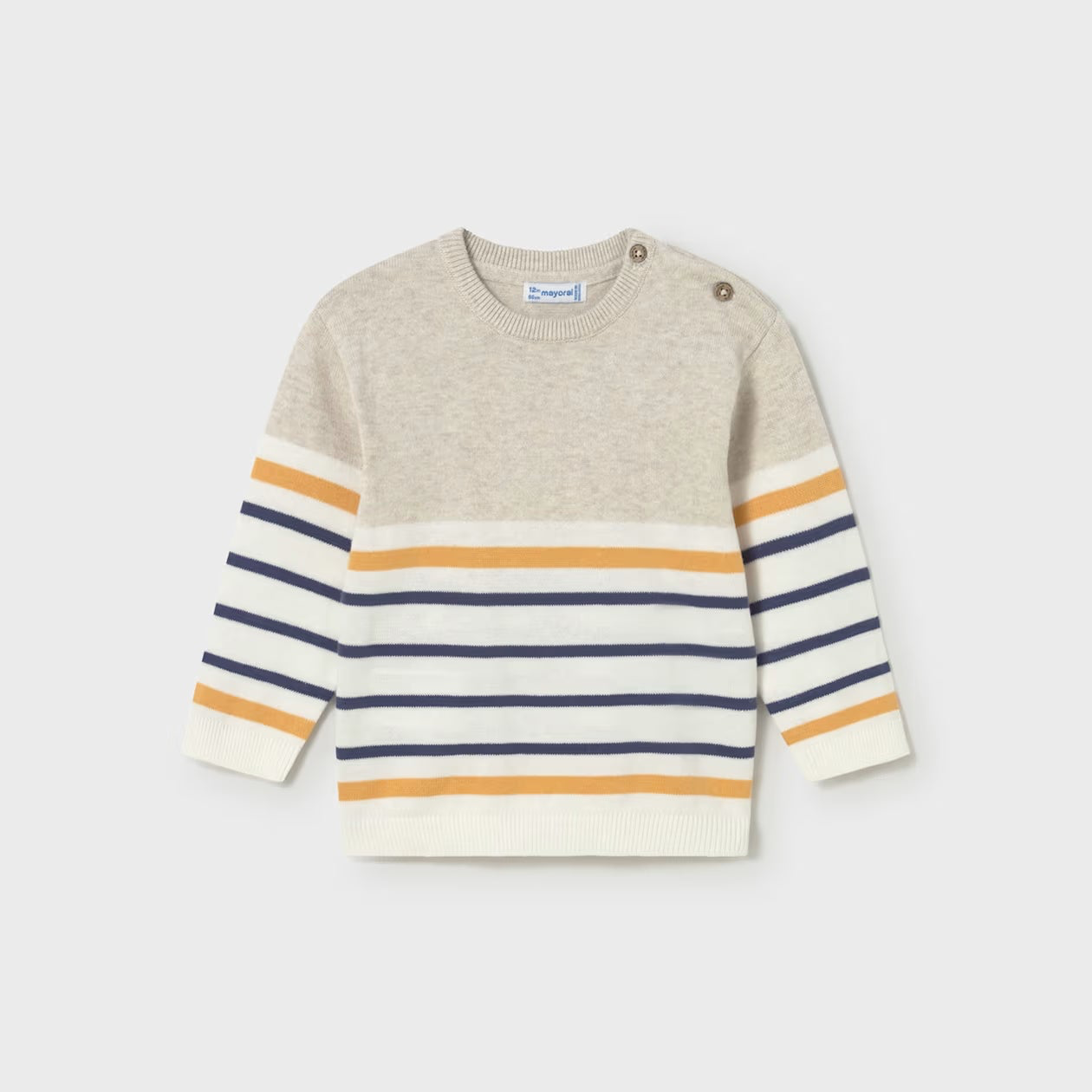 Striped Sweater | Oat
